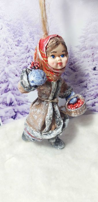 Ватные игрушки "Дары зимнего леса"