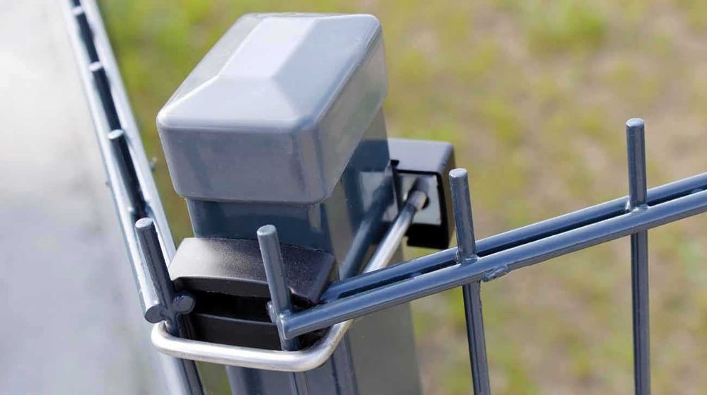 Panou gard 2D cu dublu fir 6/5/6 antracit RAL 7016, Panou fir dublu