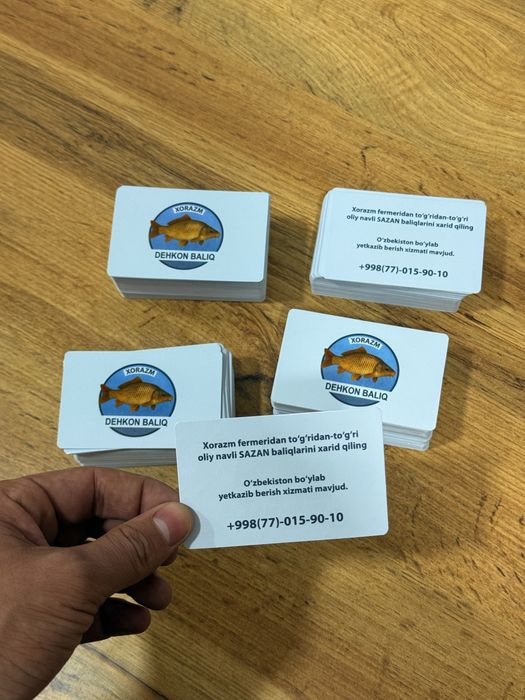 Vizitka Tayyorlaymiz | Визитки на заказ