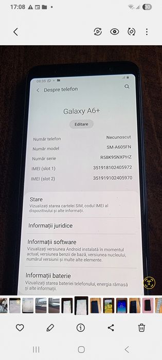 Vând Samsung Galaxy A6 Plus