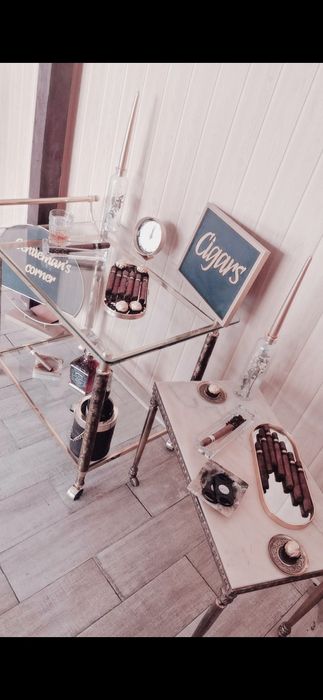 Vând set mese sticla și marmura