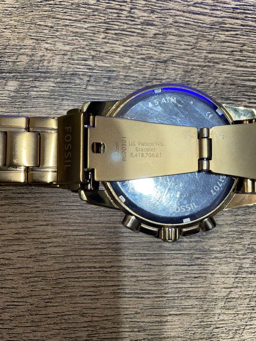 Fossil Ceas Barbati Fossil Chronograph Auriu