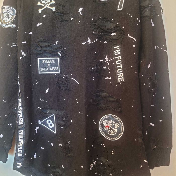 Philipp Plein  уникална спортна блуза