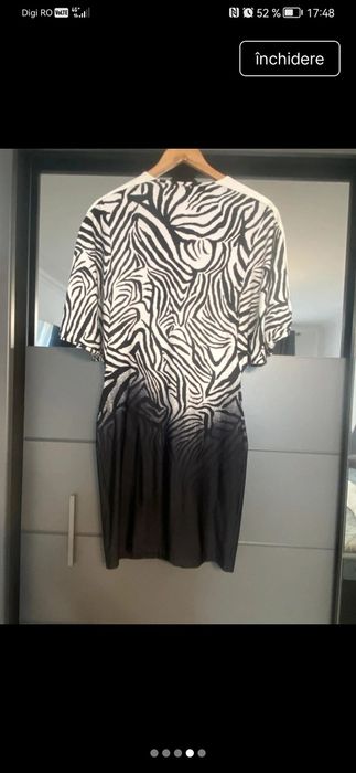 Rochie scurtă imprimeu animal print