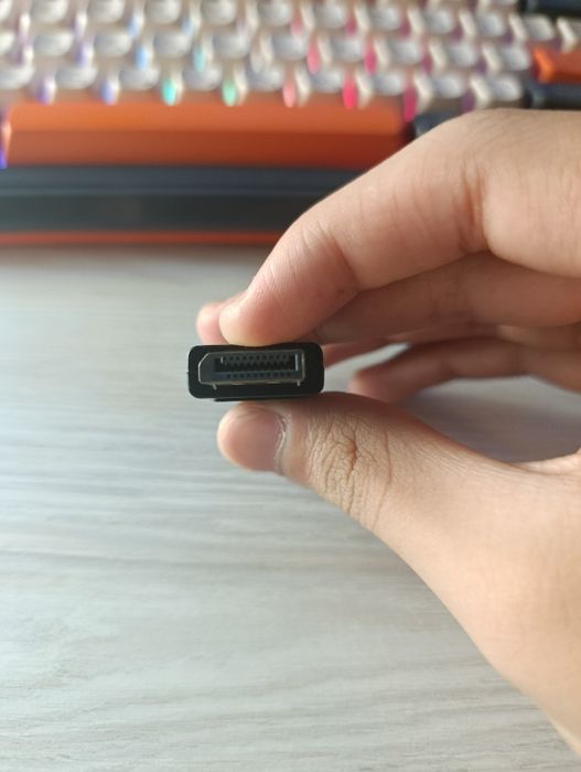 Переходник с  HDMI на DP в хорошем состоянии