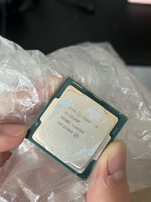 Intel i3-10100f ю+башня