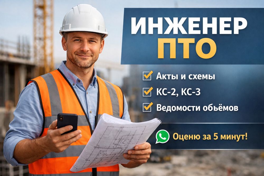 Инженер ПТО услуги