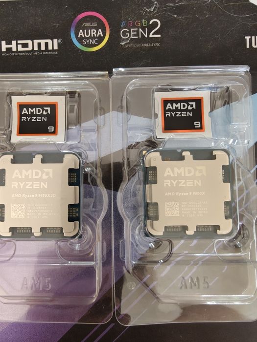Kit-uri AMD Ryzen 9 9950X3D / 9900 X  cu MB ASUS B650 Tuf Gaming