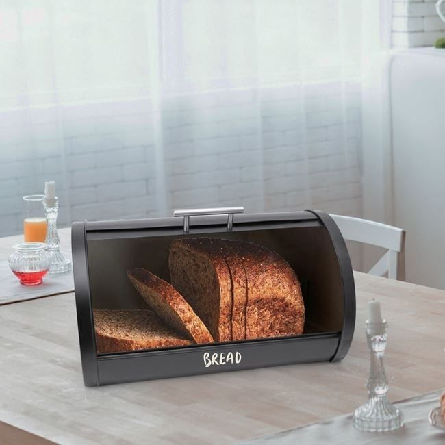 Кутия за хляб с плъзгаща се релефна вратичка