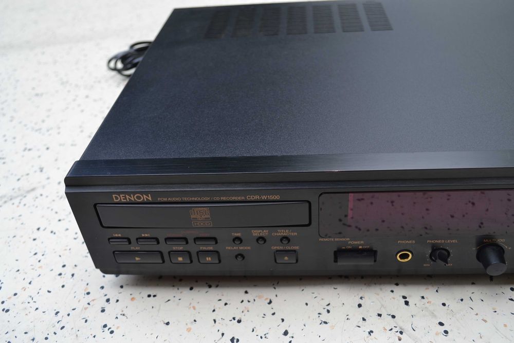 Cd Recorder Denon CDR W 1500