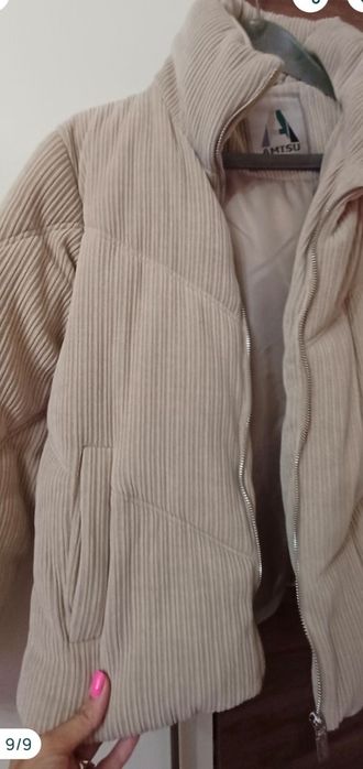 Дамско яке рипсено кадифе