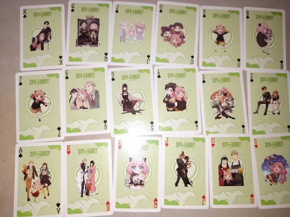 Spy X Family Anime - Cartii de joc