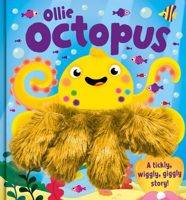 Ollie Octopus carte interactiva engleza, ca noua, cu marioneta inclusa