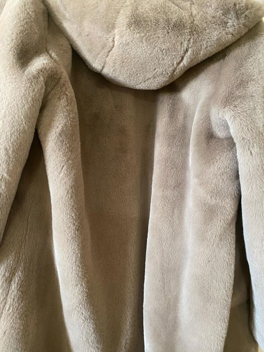 Пухено палто дамско