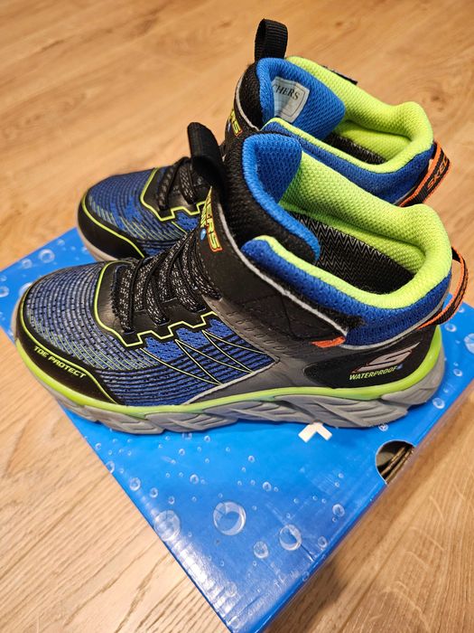 ! Ghete SKECHERS Tech Grip High Surge Impermeabile Copii 30,31,32,33,34,35