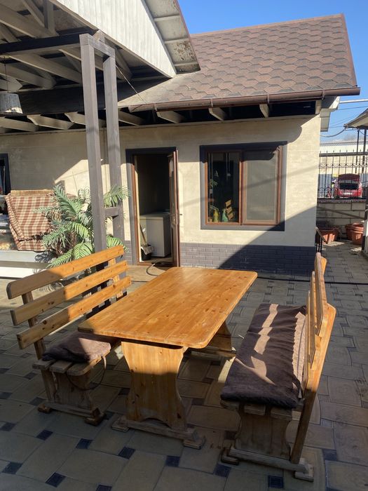 Коплект столов и скамеек