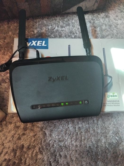 Router wireless ZyXEL Gigabit NBG6616 Dual-Band nou