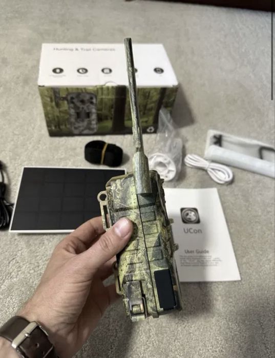 Camera video vanatoare 4G cu SIM si transmitere 3 bucati panou solar