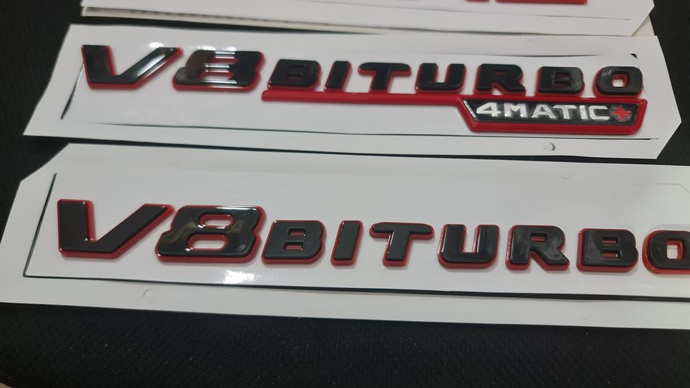 Емблема АМГ В8 битурбо AMG V8biturbo