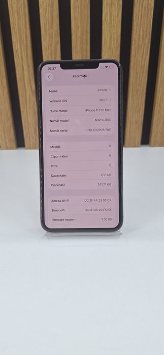 IPhone 11 Pro Max 256Gb 89% Baterie Garantie/Factura #55628