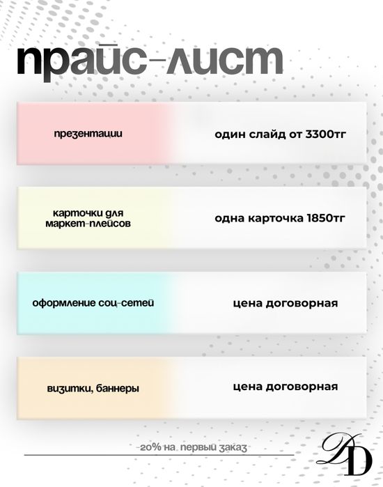 услуги графического дизайнера