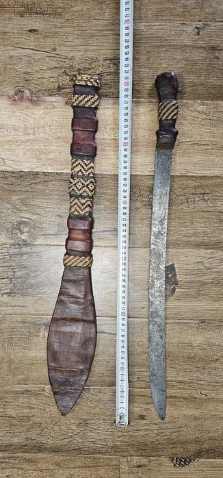 Sabie tradițională africană Mandingo, colecție / decor (cu teacă)
