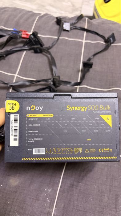 Sursă PC nJoy Synergy 500W Bulk – ATX – 500W – Cabluri incluse