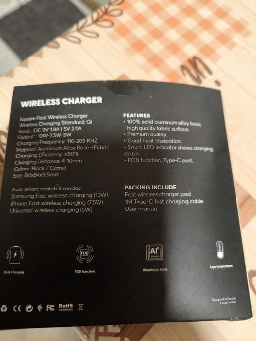 Încărcător wireless Hugo boss