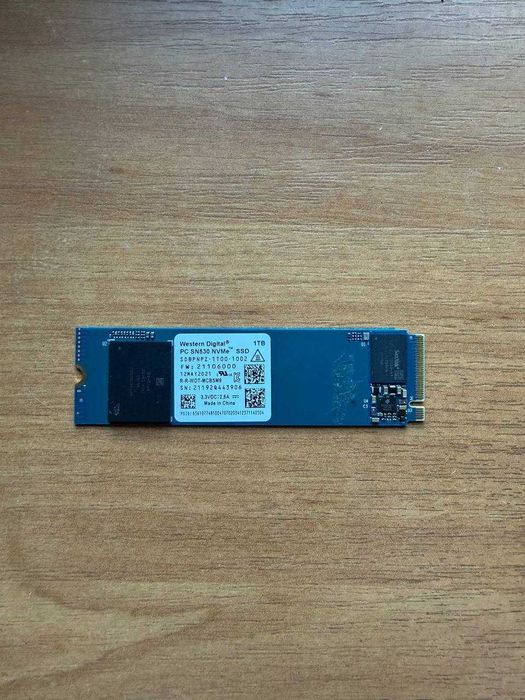 SSD 1TB (1 терабайт) M.2 M2 WESTERN DIGITAL