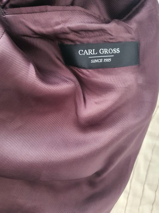 Palton bărbați Carl Gross Pure Cashmere, L XL gri inchis, elegant, călduros Lanificio Nesti Onelio