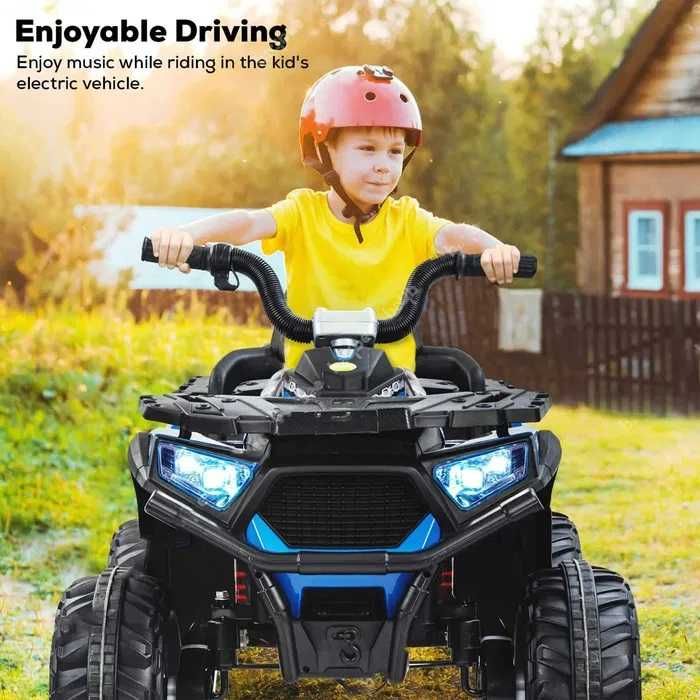 Акумулаторно бъги Cool 4X4 12V MP3 с меки гуми и дистанционно