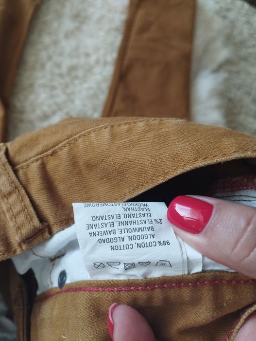 Pantaloni pană de culoare maro