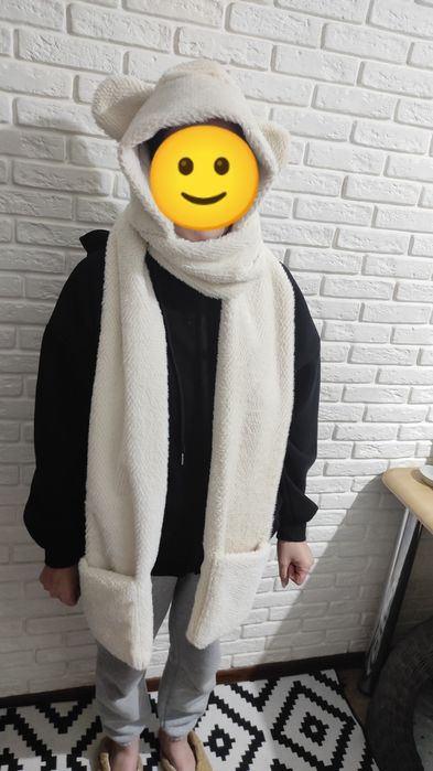 Продам шапку с ушками 3в1