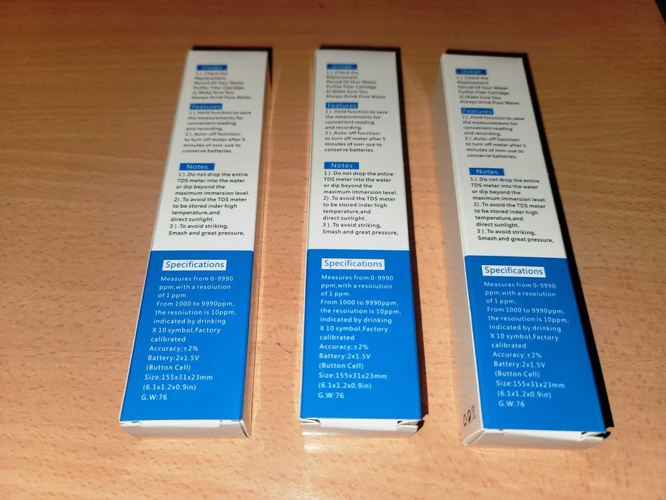 Нов Тестер за измерване на качеството на водата  TDS, с LCD екран