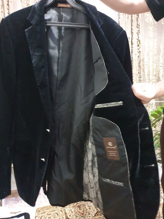 Мужской пиджак чёрный