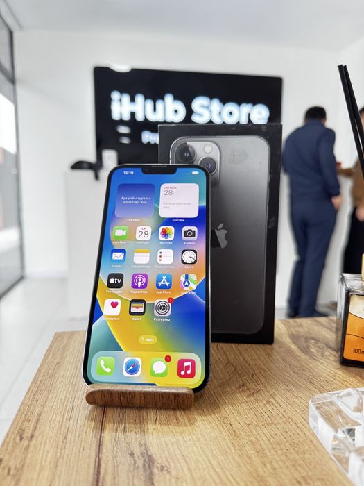 iPhone 13 Pro Max•256GB/79% Graphite iPhone 13 Pro Max•256GB/79%•Сұр