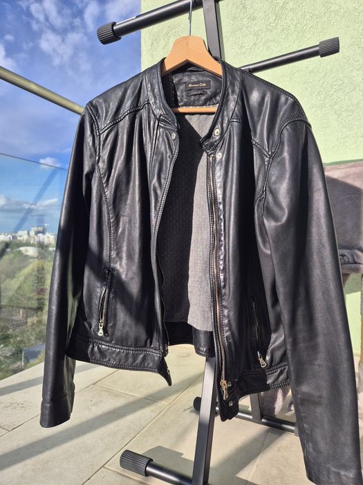 Geaca piele dama Massimo Dutti
