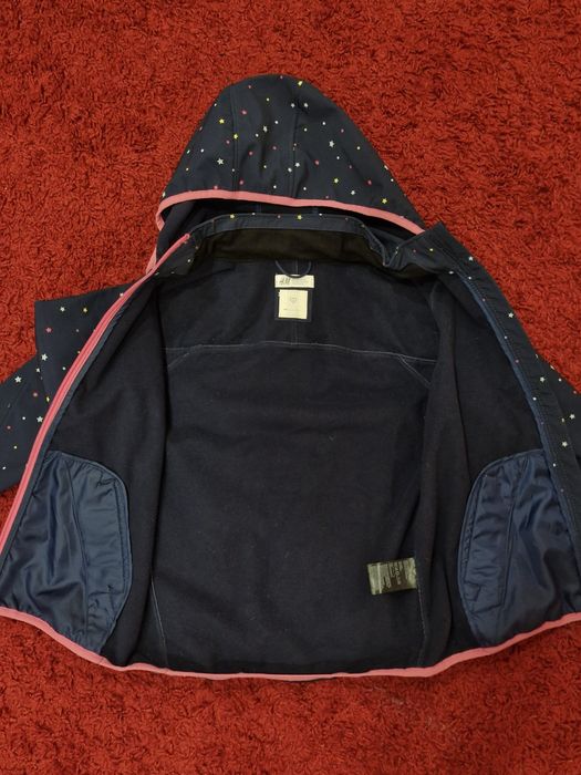 Geacă jachetă primăvară/toamnă fete copii antivânt și impermeabilă