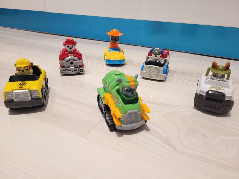 Set 6 mașini Paw Patrol