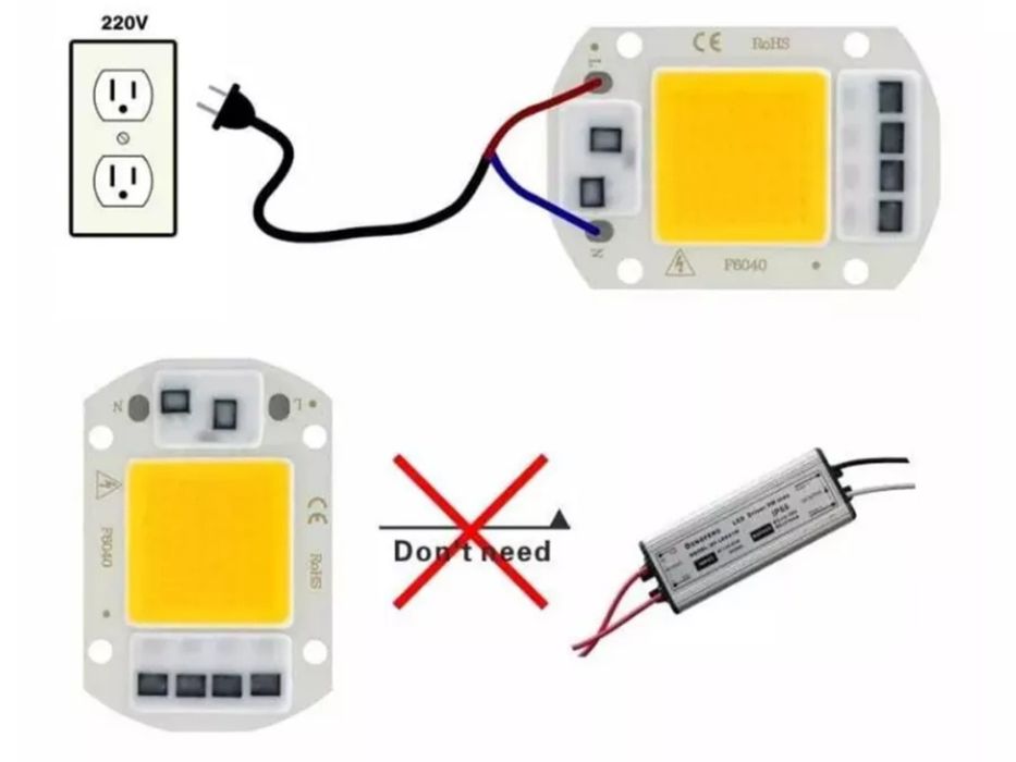 Лед для прожектор, для кобра, ремонт замена  светодиод