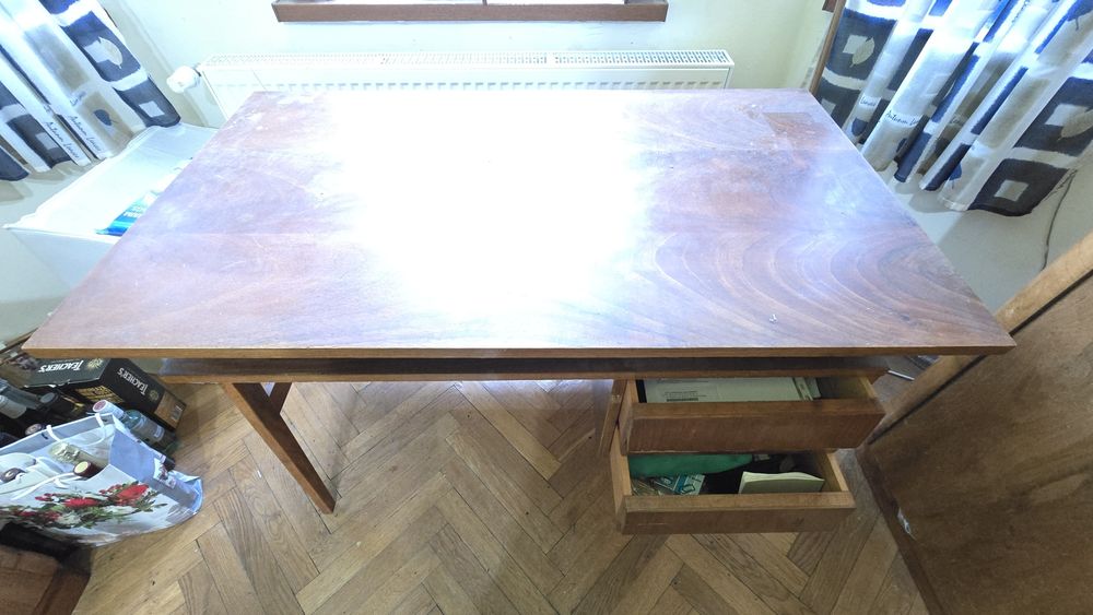 Birou lemn masiv vintage