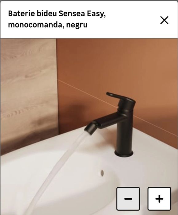 Baterie bideu Sensea Easy, negru