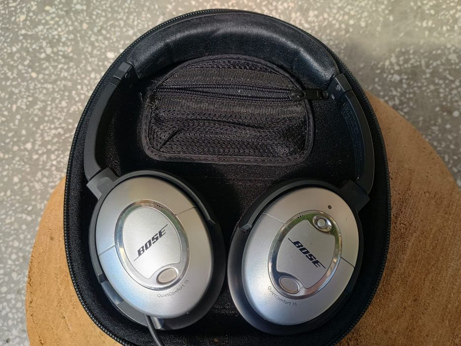 Casti Bose QuietComfort 15 (QC15) Acoustic Noise Cancelling - Pachet Complet