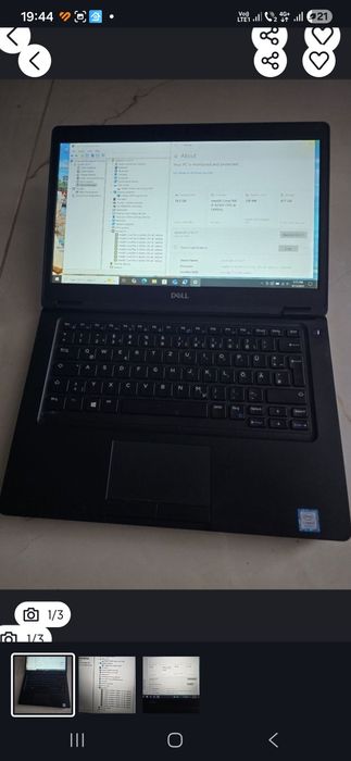 Black Friday laptop Dell 5490, i5-8265, ram 16gb, ssd 512gb