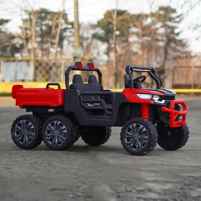 UTV electric pentru 2 copii Kinderauto X-Force 4x75W 24V RED
