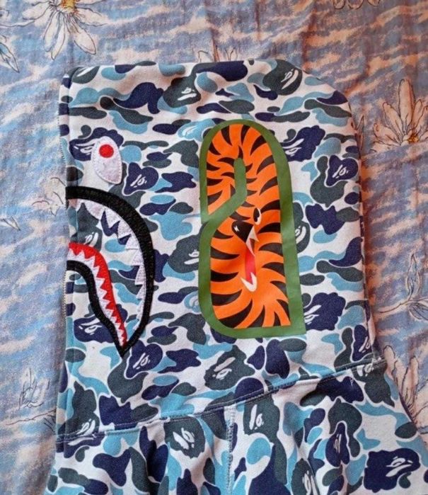 Hanorac bape albastru