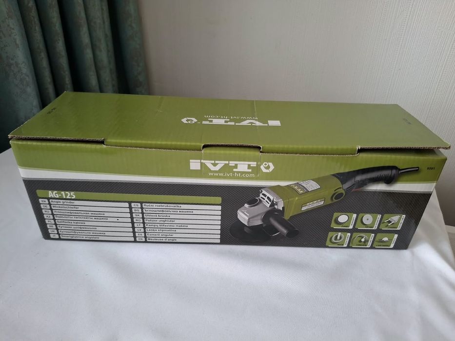 Продам новую болгарку ivt ag-125