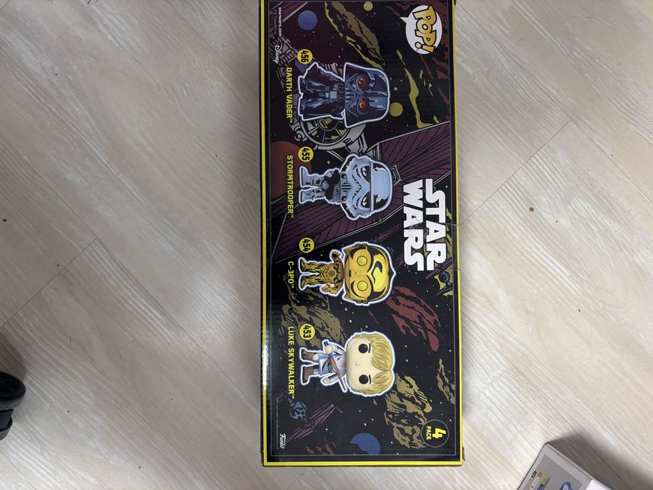 Set 4 Funko  pop star wars