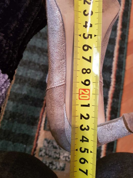 Botine piele primavara-vară-deoseb auriu nisipos, 37