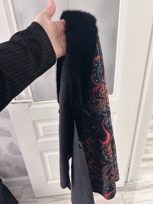 Платок норковый зимний